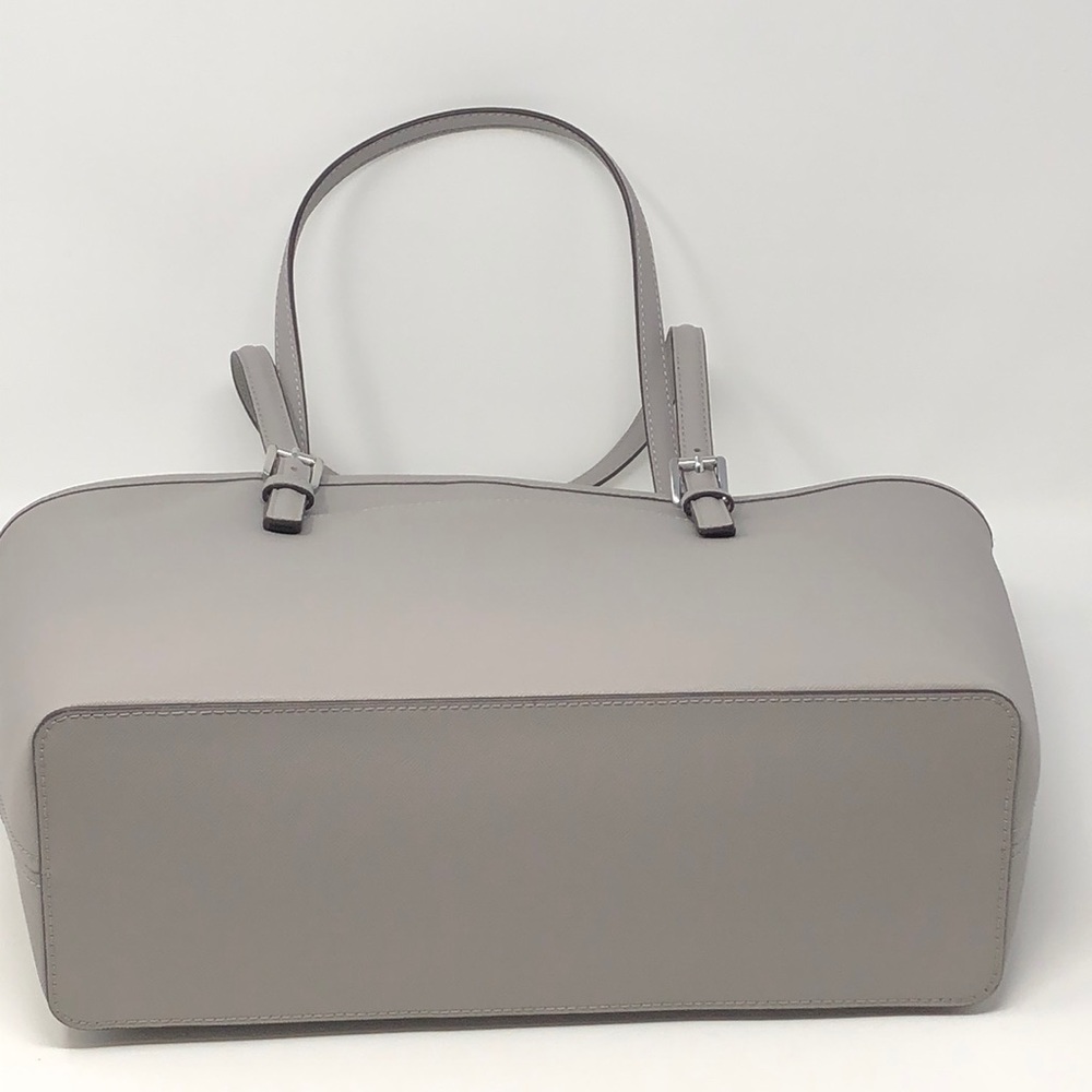 NWT Michael Kors Jet Set travel leather Ash gray - Picture 7 of 8